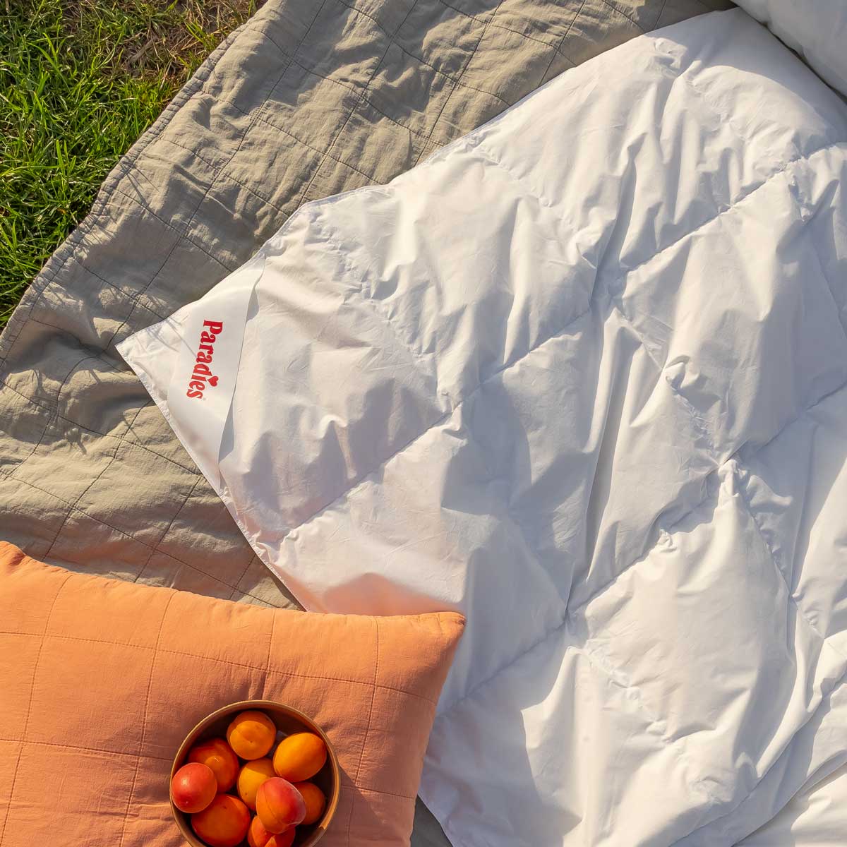 Sommerbetten-Set · Daunendecke + Daunenkissen